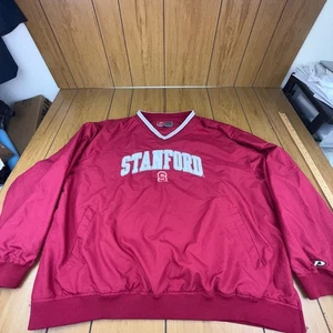 Stanford Cardinal Pro Player 2XL Windbreaker Pullover NCAA College Jacket - Picture 1 of 14