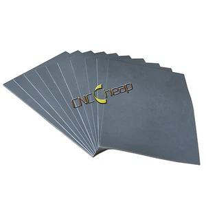 cnccheap 8pcs Gray Laser Rubber Sheet for Printing Engraving Stamp A4 2.3mm - Picture 1 of 5
