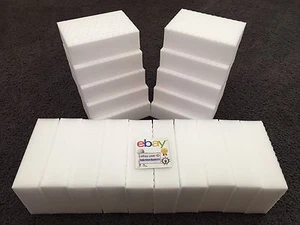 "Paquete de 20 Borrador de Esponja de Melamina Resistente Extra Duradero 1-1/4" ¡Funciona como Magia! - Imagen 1 de 2