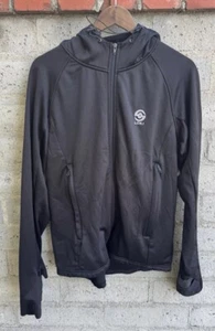 Loki Gear Hoodie Mens (M) Gray Full Zip Tech All In One Packable Hiking Outdoor - Picture 1 of 9