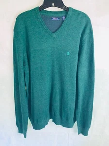 Izod Mens Sweater Size XL Green New Without Tags - Picture 1 of 3