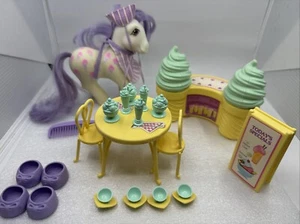 1987 My Little Pony G1 Satin Slipper Sweet Shoppe +Scoops Vintage MLP Incomplete - Picture 1 of 18