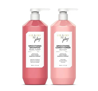 ORLANDO PITA PLAY Salon Smoothing Pearl Foam Shampoo & Silk Slip Conditioner Set - Image 1 of 4