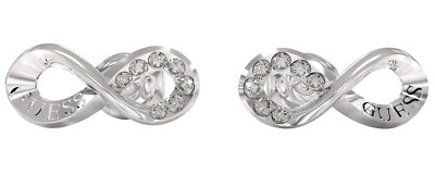 GUESS Schmuck Damen-Ohrringe Ohrstecker Silberfarben Infinity JUBE03262JWRHT - Bild 1 von 2