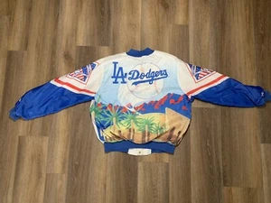 Vintage Chalk Line Fanimation Los Angeles LA Dodgers Jacket Adult Size Large MLB - Picture 1 of 9