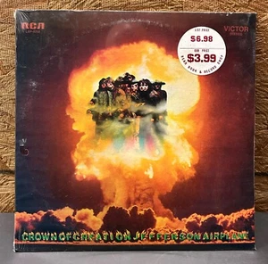 JEFFERSON AIRPLANE Crown Of Creation LP 1968 RCA Vintage STILL SEALED - Foto 1 di 2