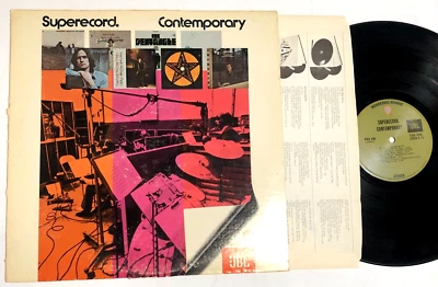 Superecord Contemporary Lp promo Pentangle Joni Mitchell HP Lovecraft G Lightfoo - Image 1 of 4