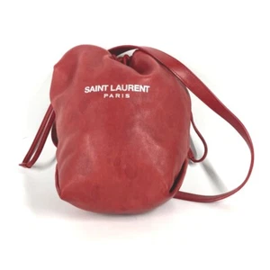 SAINT LAURENT PARIS 583328 Teddy Small Crossbody Pochette with logo Shoulder Bag - Picture 1 of 12