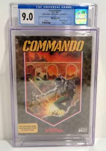 COMMANDO Atari 2600 1985 FACTORY SEALED NEW GRADED WATA VGA CGC 9.0 A++ - Picture 1 of 10