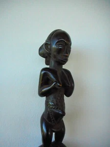 Afrikanische Bakuba weiblicher Holzstab - Bild 1 von 6