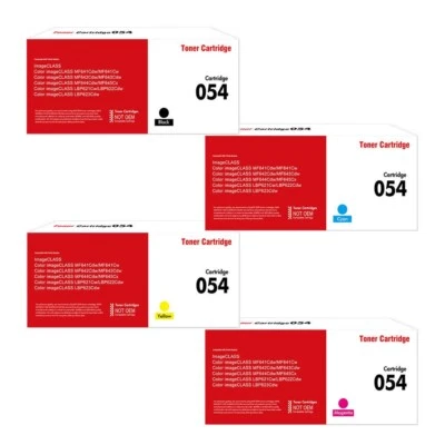4 Pack For Canon Ink Cartridge 054 Color Image CLASS LBP622Cdw MF644Cdw MF641Cw - Image 1 of 4