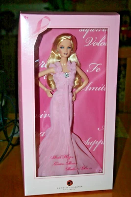 Barbie Collector Pink Label Pink Hope 2007 muñeca Barbie cáncer de mama - nueva en caja Foto 1 de 4