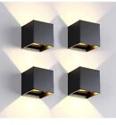 Mille Lucciole 4 Pack Outdoor Wall Lights Exterior/Interior LED Wall Sconces ...