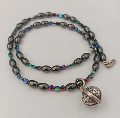 ÚNICO Hombre Mujer Collar Bohemio Fiesta Mala Piedra Natural Carnaval Metálico Regalo Foto 1 de 4