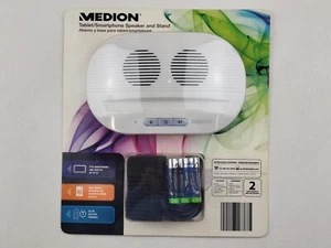 MEDION Tablet / Smartphone Speaker and Stand - NEW! - Picture 1 of 2