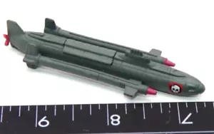Micro Máquinas Clase Los Angeles Submarino Nuclear Sub Ataque Terrorista - Imagen 1 de 6