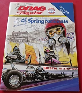 RARE "IHRA DRAG REVIEW" 25th SPRING NATL'S MAY 1989 SIGNED BY "MONGOOSE" NM COND - Picture 1 of 18
