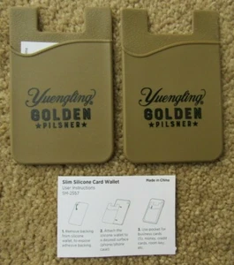 2 Yuengling Golden Pilsner Bier Slim Silikon Karten Halter für Handy NEU Kostenloser Versand - Bild 1 von 4