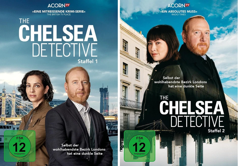 4 DVDs * CHELSEA DETECTIVE - STAFFEL / SEASON 1 + 2 IM SET # NEU OVP &