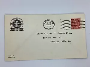 1933 Canadá Cubierta Publicidad Alberta Gobierno Teléfonos Edmonton - Imagen 1 de 2
