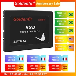 Goldenfir SSD 120GB 128GB SATAIII SSD 240GB 256GB hd 1TB 2TB 512GB 500GB 480GB - Afbeelding 1 van 6