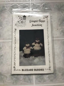 Ginger Snap Junction Blizzard Buddies Snowman Craft Sewing Pattern GSJ-32 - Picture 1 of 3