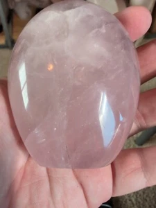 rose quartz freeform pink polished crystal 340g 3.5" - Picture 1 of 7