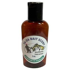 NEW BAIT SCENT BY TA-DA CHEESE- N- GARLIC BAIT FISHING OIL 2oz BOTTLE - Picture 1 of 4