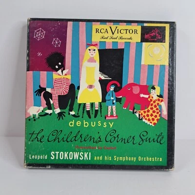 Debussy Leopold Stokowski CHILDREN'S CORNER SUITE 45RPM RCA 3 Box Set Records - Image 1 of 4
