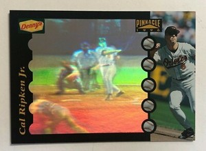 1996 Pinnacle Denny's Hologram Cal Ripken Jr. Baltimore Orioles #2 Baseball Card