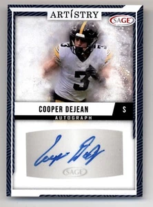 2024 Sage Hit Artistry Cooper DeJean Rookie Auto RC Eagles - Picture 1 of 2