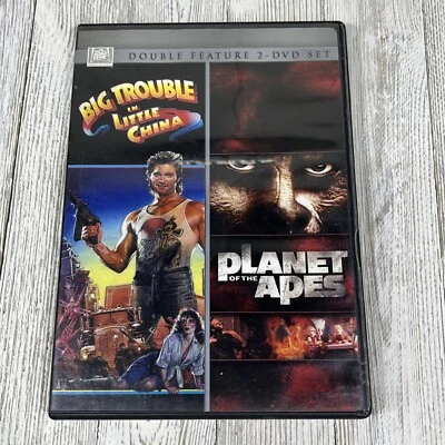 Big Trouble in Little China / Planet of the Apes (2-DVD set, 2008)  Kurt Russell - Image 1 of 4