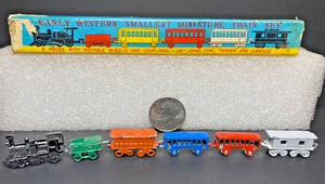 Vintage 1960's Die-Cast Early Western Smallest Miniature Train Made in Japan - Picture 1 of 7