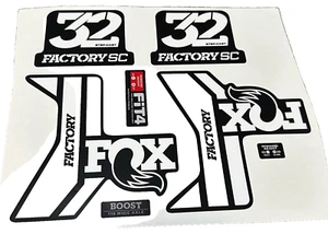 Adesivi per forcella FOX FACTORY STEP CAST 32, colore bianco, finitura lucida - Foto 1 di 1