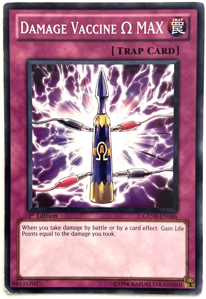 YuGiOh! - Damage Vaccine Omega MAX - GENF-EN066 - 1st Edition - Common - Image 1 of 1