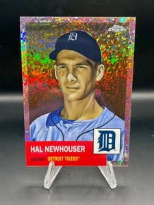 2022 Topps cromo platino oro rosa lámina refractor Hal Newhouser/75 - Imagen 1 de 2