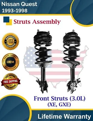 Puntales delanteros OE de alta calidad para Nissan Quest 1993-1998 3,0 L garantía de por vida Foto 1 de 4