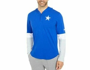 Dallas Cowboys Men's Nike Mascot Historic Long Sleeve Hooded Henley Small - Picture 1 of 7