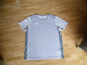 Adidas Trainingsshirt Sportshirt XL Climalite grau - Bild 1 von 4