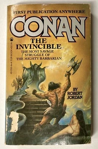 Conan The Invincible 1st Printing 1982 Paperback Book By Jordan, Robert - Imagen 1 de 14
