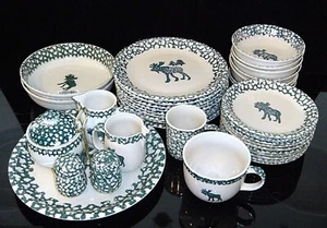 FOLK CRAFT "Moose Country" Dinner Ware by TIENSHAN - Picture 1 of 86