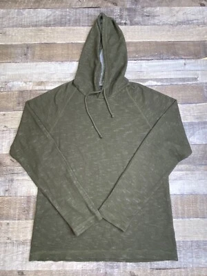 Vince Green Double Knit Cotton Knit Hoodie Men's Size M Pullover Casual - Image 1 of 4