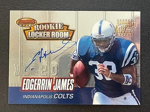 1999 Bowman's Best Edgerrin James Locker Room RC AUTO #RA3 MINT HOF - Picture 1 of 2