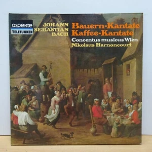 6 41359 BACH Peasant Cantata HARNONCOURT CONCENTUS TELEFUNKEN STEREO LP EX - Picture 1 of 7