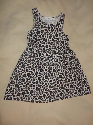 Robe d'été légère sans manches 100% coton beige mprimée H&M fille 2-4 ans - BE - Photo 1/4
