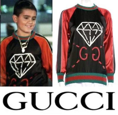Gucci 2016 2017 Rojo Fantasma Logo Suéter Top 40 42 2 4 6 Sudadera Camisa XS S M Foto 1 de 4