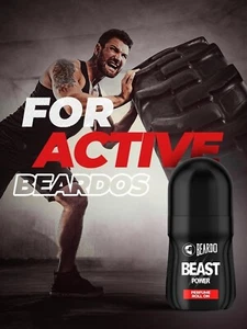 Beardo Beast Power Perfume Roll On for Men Perfume RollerBall 50ml - Picture 1 of 9