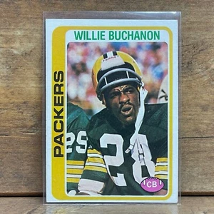 1978 Topps Football Card #198 Willie Buchanon Green Bay Packers - Picture 1 of 2