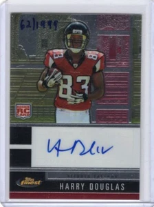 2008 Topps Finest Harry Douglas Rookie Auto /1999 Atlanta Falcons TC179 - Picture 1 of 2