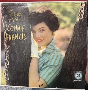 Vintage Connie Francis My Thanks To You 1959 Vinyl LP MGM Americana / Folk Hifi - Picture 1 of 2